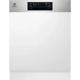 Electrolux EES47300IX Halb integrierter Geschirrspüler (halbintegrierbar, 600 mm, Grau)