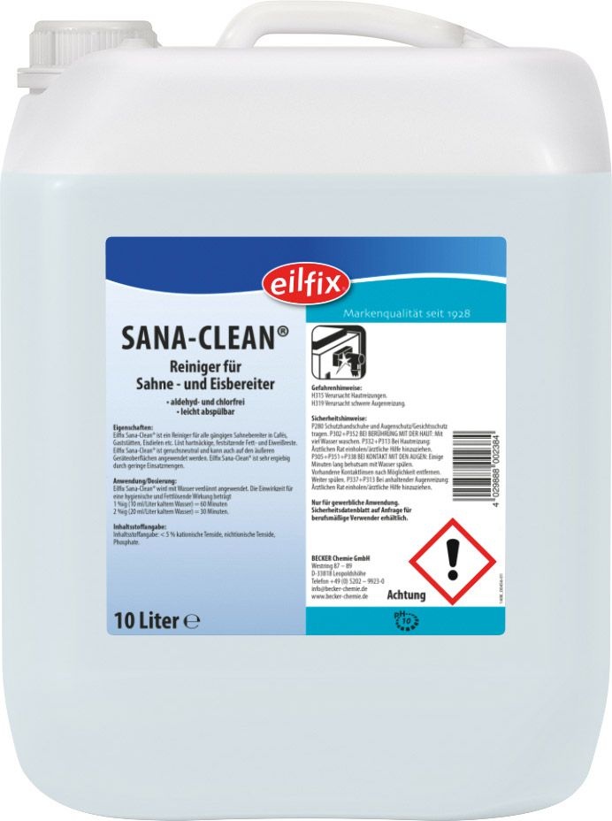 EILFIX SANA-Clean Hygienereiniger für Sahne- & Eisbereiter