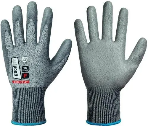 SCHORK Schnittschutzhandschuhe FOLEY in Größe 9 - Hochqualitative Schutzhandschuhe in Grau