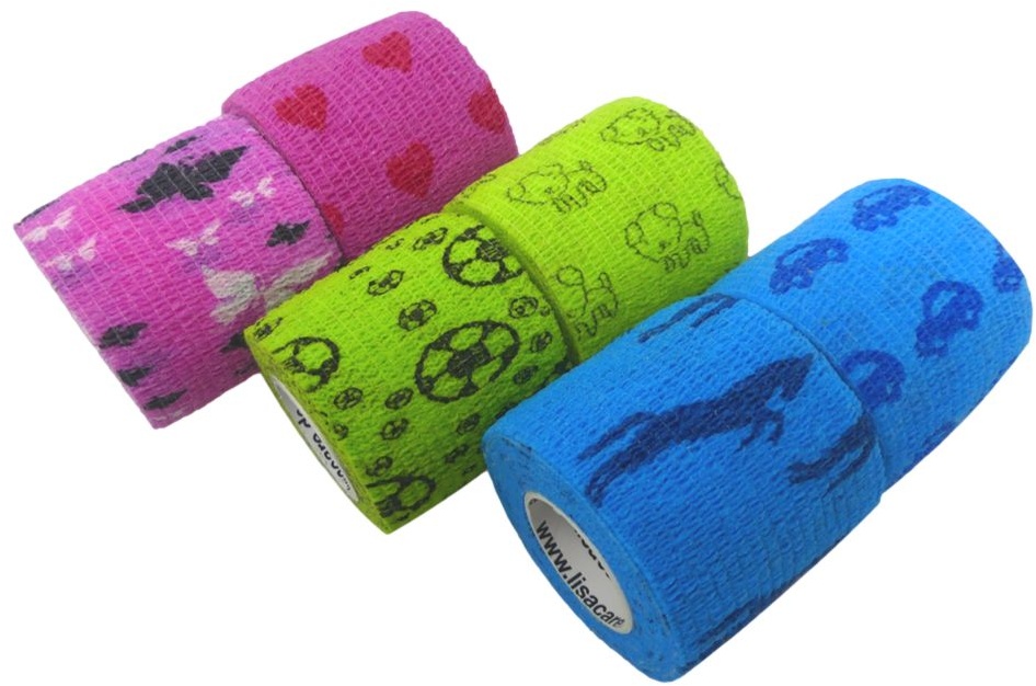 LisaCare Kinderpflaster - Bandagen zum Trösten 5cmx4,5m Bandage(s) 6 St nicht_frei_waehlbar Unisex