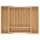 Relaxdays Besteckkasten Bambus ausziehbar 31-48 x 37 cm Braun