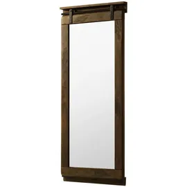 MASSIVMOEBEL24.DE Spiegel Mango 59 x 145 cm Braun