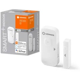 LEDVANCE Sensor mit WiFi-Technologie um offene Türen und Fenster zu erkennenn, Steuerung über Smartphone, Kompatibel mit Alexa und Google, 1er-Pack