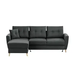 Ecksofa  Carla ¦ grau ¦ Maße (cm): B: 230 H: 93 T: 159