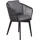 bene living Diningsessel Cadiz Rope mit Kissen light grey