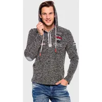 Cipo & Baxx Kapuzenpullover in ANTHRACITE | Gr.: L