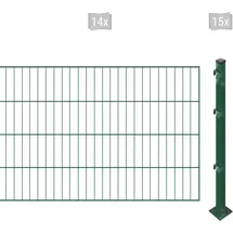 Arvotec Einstabmattenzaun 2 m x 80 cm Grün/Kunststoff