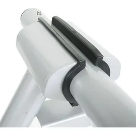 MCW Fahrrad-Sattelständer MCW-K39 Fahrradständer Metall pulverbeschichtet 114x170x114cm ausziehbar silber