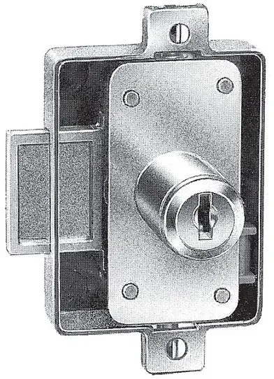 Drehstangenschloss Hekna 3074 (Dornmaß: 30 mm)