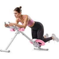 Merach Bauchmuskeltrainer – LCD-Display, 5 Höheneinstellungen & 2 Neigungswinkel,