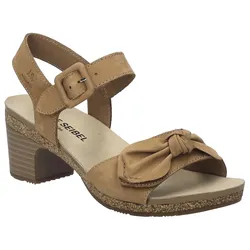 Sandale JOSEF SEIBEL "Grace 11", Damen, Gr. 38, braun, Leder, elegant, Schuhe, mit Blockabsatz