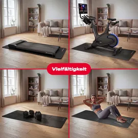 Sportstech Bodenschutzmatte BS300, rutschfest, wasserabweisend, schall‐ – vibrationsdämpfend, ideal für Fitnessgeräte, – Home Gym