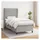 vidaXL Boxspringbett 100 x 200 cm Hellgrau