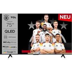 TCL QLED-Fernseher "75P71KX1", F (A-G), schwarz, 75, Fernseher