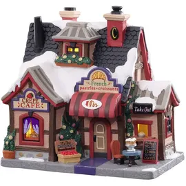 Lemax 15783 - CREPE CAFÉ, LED Weihnachtsdorf, Winterdorf, Modellbau Neu