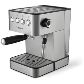 Prixton Verona Espressomaschine weiß mit Milchaufschäumer