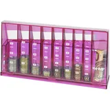 HMF 4710-15 Münzsortierer Euro Spardose 24 x 5 x 12 cm, Pink