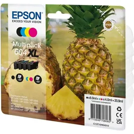 Epson 604XL Ananas schwarz + 604 Ananas CMY