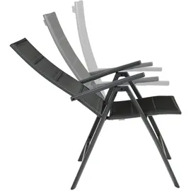 Outdoor Edge Livorno Gartenstuhl 68 x 60 x 110 cm anthrazit 250.001104