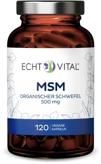 MSM Kapseln (120 Stück) - Echt Vital