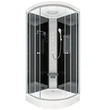SeniorBad Duschkabine Fertigdusche Dusche Komplettkabine D10-03T1-EC 80x80 cm Mit 2k Scheiben Versiegelung