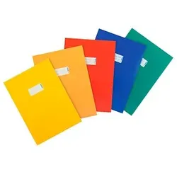 5 HERMA Heftumschläge farbsortiert Papier A4