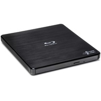 LG BP55EB40 Slim Portable BD Writer Optisches Laufwerk Blu-ray Brenner Extern Retail USB 2.0 Schwarz