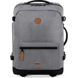 Cabaïa Soft Suitcase Essentials Trolley S 2-Rollen 51 cm / 48 l grau