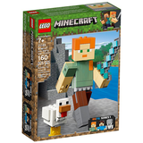 LEGO Minecraft BigFig Alex mit Huhn 21149