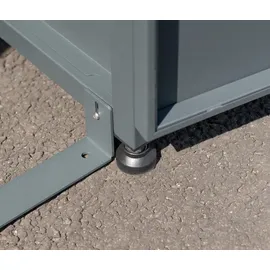 Westmann Mülltonnenbox Moderna 3 211 x 83 x 135 cm grau