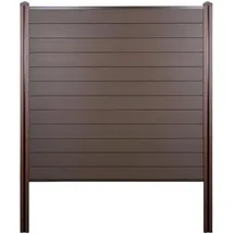 MCW Windschutz 195 x 182 cm Braun WPC