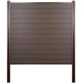 MCW Windschutz 195 x 182 cm Braun WPC