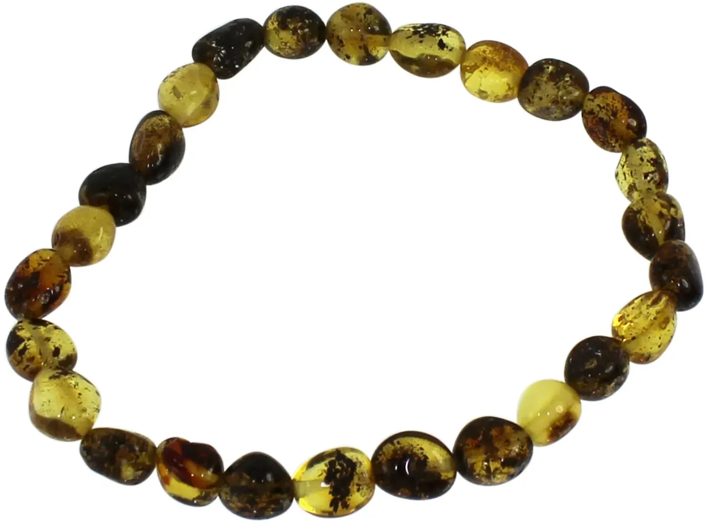 Armband OSTSEE-SCHMUCK "Ostsee-Schmuck Armband Mila Armband Mila", transparent, Armbänder, Damen, 19cm, Bernstein