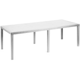 PROGARDEN Ausziehtisch Roma 150 x 90 x 72 cm Weiß