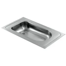KWC Babybadewanne, CAMPUS, Edelstahl, 915x550x150 mm, Einlegemontage,