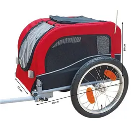 nobby® Fahrradanhänger Senlima rot/schwarz