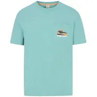 Protest Jake Kurzarm-t-shirt - Wave Green XL