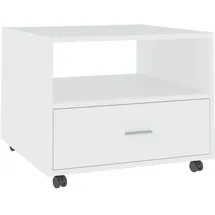 furnicato Couchtisch Weiß Holzwerkstoff 55 x 55 x 40 cm