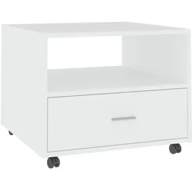 furnicato Couchtisch Weiß Holzwerkstoff 55 x 55 x 40 cm
