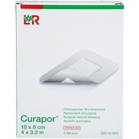 Tora Pharma GmbH CURAPOR Wundverband steril chirurgisch 8x10 cm