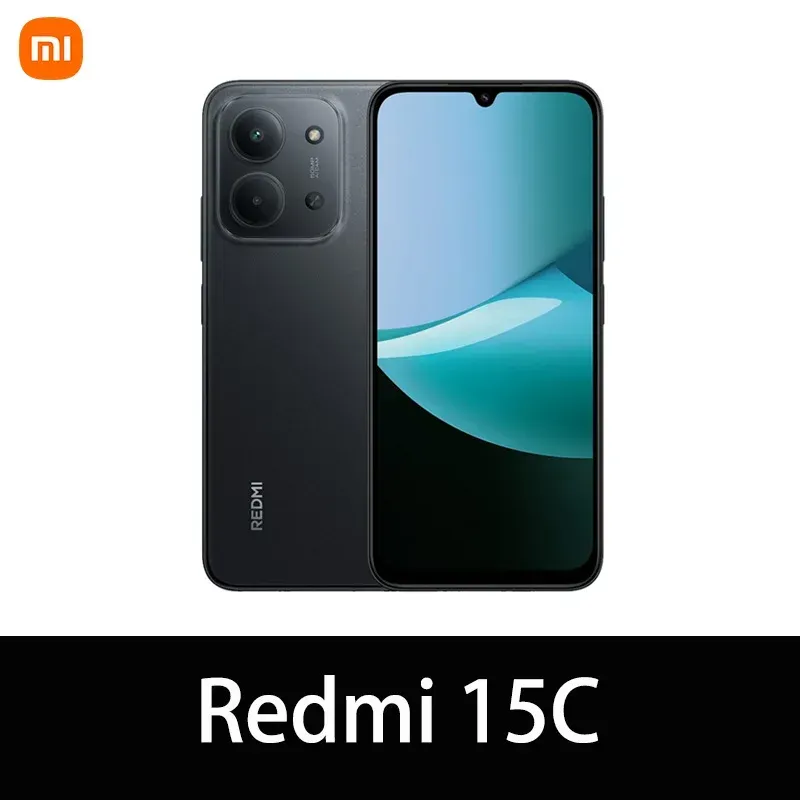 Xiaomi Redmi 15C, Smartphone, 6,9 Zoll, Octa-Core-Prozessor, 120 Hz, 50 MP Kamera, 6000 mAh Akku, IP64