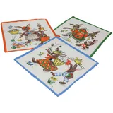 Betz 12er Pack Kindertaschentücher Ostern - 26x26cm - Dessin 9 - 26x26cm