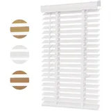 Sekey Holzjalousie 50 mm 60 x 220 cm Weiß