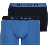 bruno banani Herren, Unterhosen, Boxershort Casual Figurbetont, Mehrfarbig, M 2er Pack)