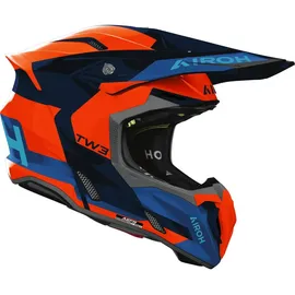Airoh Twist 3 Dunkelblau/Neon-Orange M
