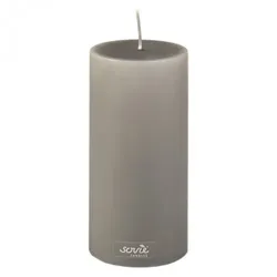 Sovie CANDLES Stumpenkerze in Braun Ø 70 mm x H 150 mm - Brenndauer ca. 82 Std.