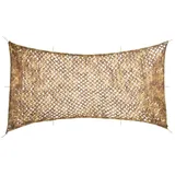 vidaXL Tarnnetz mit Aufbewahrungstasche 708x423 cm Sandfarbe