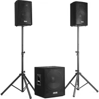 Vonyx VX1015BT (Aktiv, 1x 1000 W), PA Lautsprecher, Schwarz