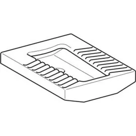 Geberit Publica Hock-WC mit WC-Sitz Weiß