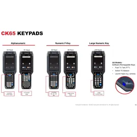 Honeywell CK65 2D, 10,5cm (4''), Num., BT, WLAN, Android, GMS...